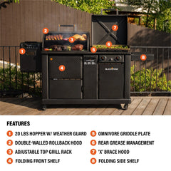 22" XL Griddle Pellet Grill Combo Bundle