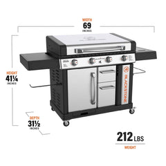 36" Griddle with Hood Bundle